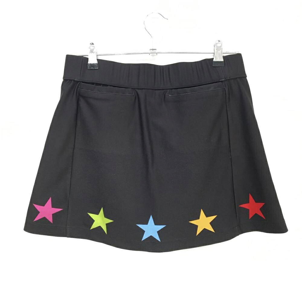 V12 スカート 黒 内側インナーパンツ シリコンロゴ レディース 1(M) ゴルフウェア V12