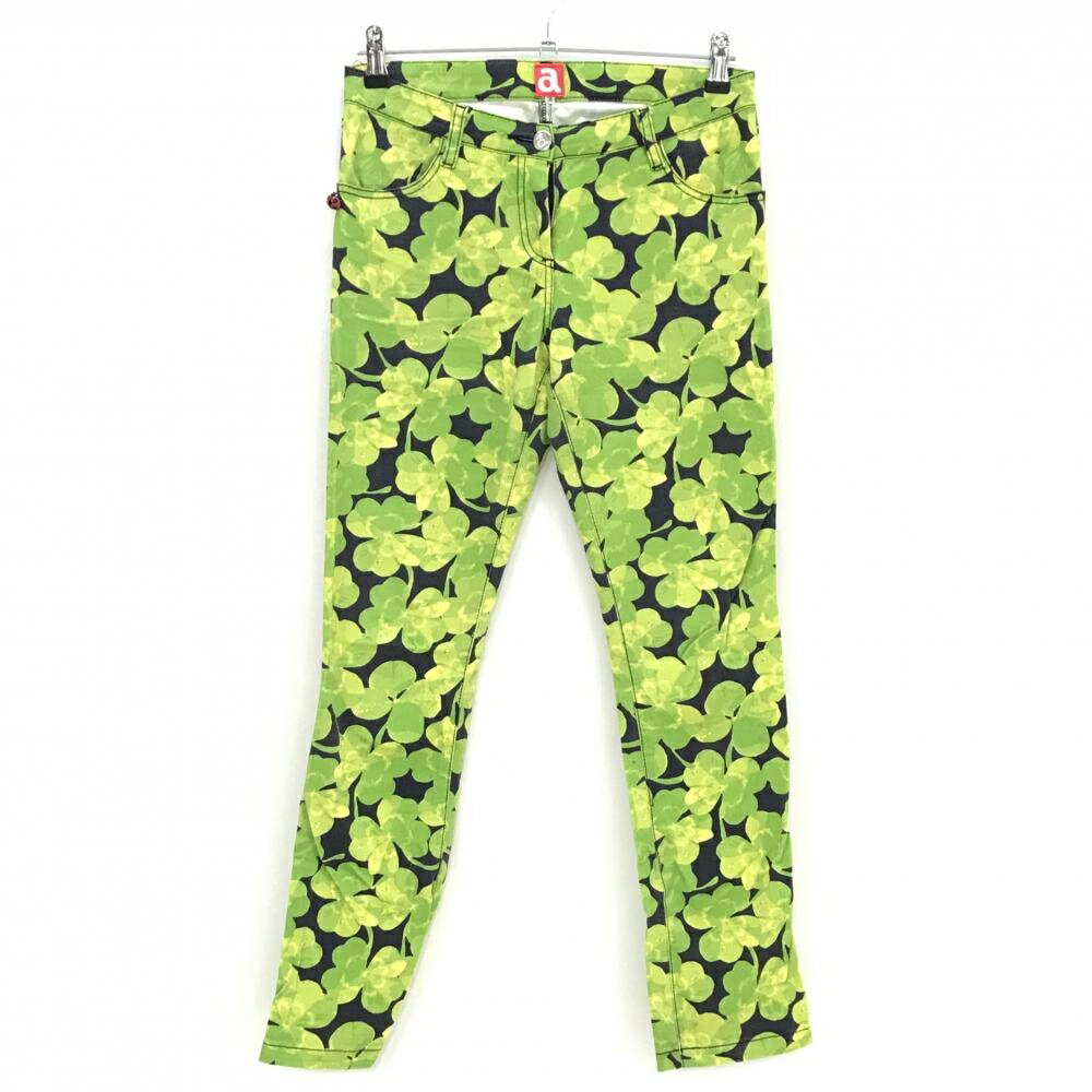 アルチビオパンツ黒×ライトグリーン...