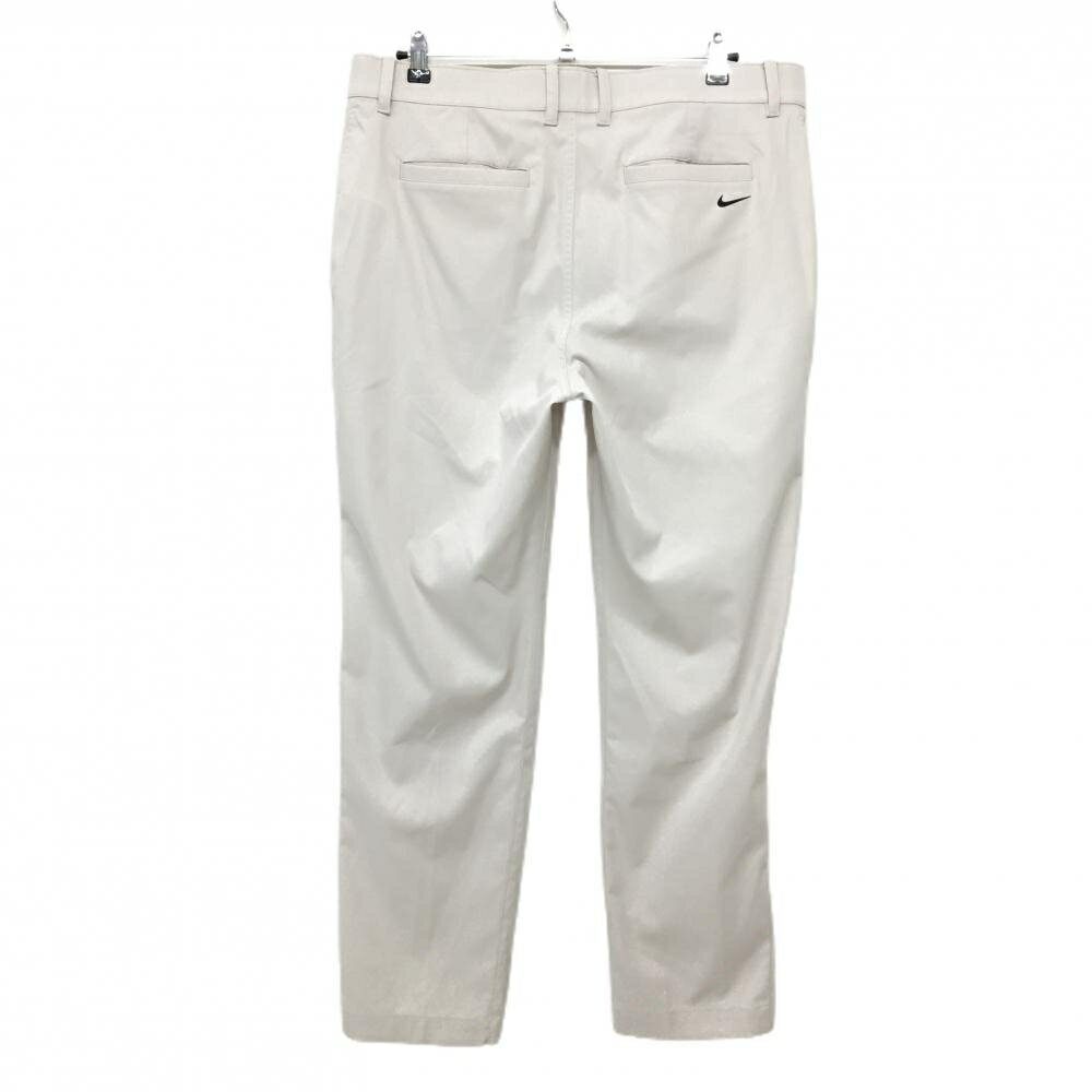 ナイキ パンツ ベージュ ロゴ黒 ストレッチ メンズ 36×32GG ゴルフウェア 2023年モデル NIKE