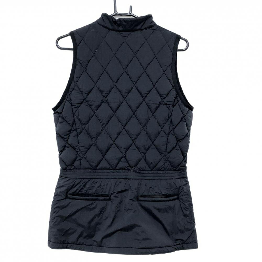 【美品】キャロウェイ ダウンワンピース 黒 ダイヤ型キルティング 上身頃ダウン スカート部中綿 レディース M ゴルフウェア Callaway