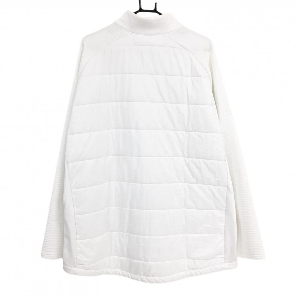 キャロウェイ 切替中綿ジャケット 白 身頃中綿 メンズ XXL・EEG・TTG ゴルフウェア 大きいサイズ Callaway