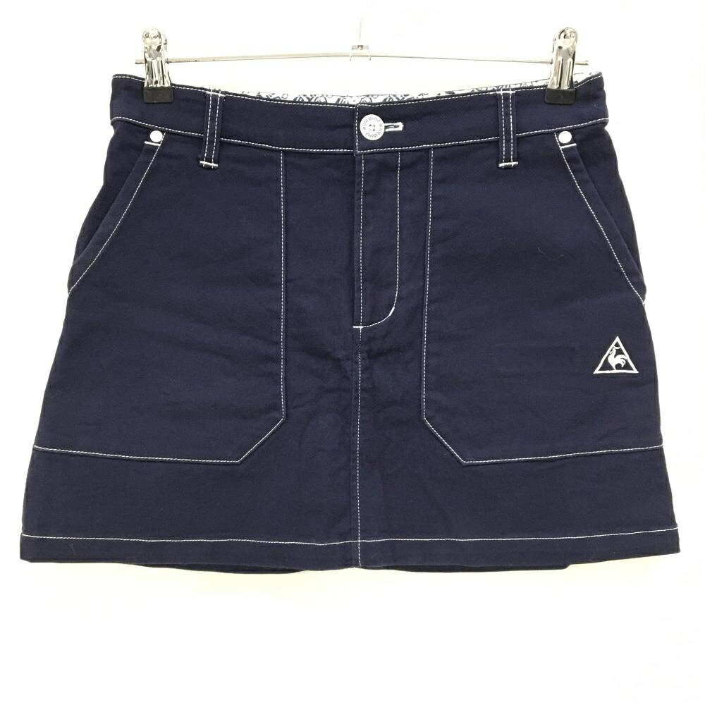 商品説明 ブランド le coq sportif アイテム スカート 表記サイズ 11 ※海外サイズの場合もございます。必ず実寸サイズをご確認ください。 実寸サイズ 　ウエスト：約38cm　スカート丈：約36.5cm ※実寸サイズの採寸方法については、こちらをご覧ください。 ★実寸サイズは平台に平置きして外寸を測定しており、商品によっては若干の誤差が生じます。数cmの誤差は予めご了承くださいませ。 特徴・仕様 適応時期 春 ・ 夏 ・ 秋 商品ランク A コメント ポケット口色褪せ少、プリント部薄汚れ 商品ランク（ゴルフウェア） N 新品（タグ付き) S 新品未使用品（タグなし） A+ 使用感や汚れ等がない、または目立たない綺麗な中古品 A 使用感や汚れ等が少ない美品や良品 B+ 使用感や中小の汚れ等がある一般的な中古品 B 使用感や大中の汚れ等がある一般的な中古品 C 使用感や大中の汚れ、小さな穴等がある中古品 商品ランク（ゴルフシューズ） N 新品（タグ付き) S 新品未使用品（タグなし） A+ しわや汚れ等がない、または少ない綺麗な中古品 A しわや小さな汚れはあるが、使用感が少ない美品や良品 B+ しわや中小の汚れ、使用感がある一般的な中古品 B しわや大中の汚れ、使用感がある一般的な中古品 C しわや大中の汚れ、使用感がある中古品 D しわや大きな汚れ、使用感がある中古品 &nbsp;★A+～CランクはUSED品となりますので、神経質な方はご入札をお控えください。 &nbsp;★Nランクは新品商品ですが、一部保管時による汚れ等があります。商品説明や写真で必ずご確認ください。　