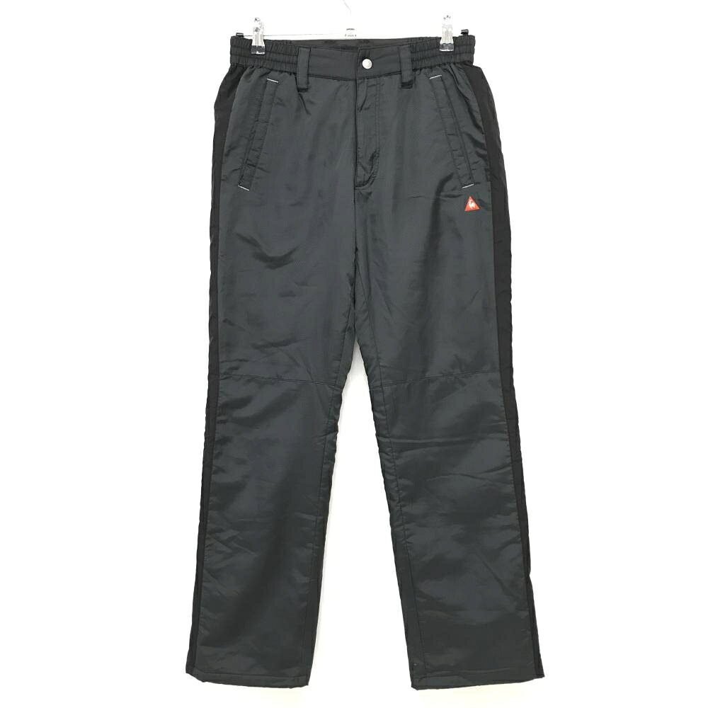商品説明 ブランド le coq sportif アイテム 中綿パンツ 表記サイズ M ※海外サイズの場合もございます。必ず実寸サイズをご確認ください。 実寸サイズ 　ウエスト：約36cm　股上：約25cm　股下：約76cm　もも幅：約29cm　裾幅：約21cm ※実寸サイズの採寸方法については、こちらをご覧ください。 ★実寸サイズは平台に平置きして外寸を測定しており、商品によっては若干の誤差が生じます。数cmの誤差は予めご了承くださいませ。 特徴・仕様 適応時期 秋 ・ 冬 商品ランク B+ コメント ヒップ擦れ、裾汚れ、ロゴ剥げ、ポケット下糸引き 商品ランク（ゴルフウェア） N 新品（タグ付き) S 新品未使用品（タグなし） A+ 使用感や汚れ等がない、または目立たない綺麗な中古品 A 使用感や汚れ等が少ない美品や良品 B+ 使用感や中小の汚れ等がある一般的な中古品 B 使用感や大中の汚れ等がある一般的な中古品 C 使用感や大中の汚れ、小さな穴等がある中古品 商品ランク（ゴルフシューズ） N 新品（タグ付き) S 新品未使用品（タグなし） A+ しわや汚れ等がない、または少ない綺麗な中古品 A しわや小さな汚れはあるが、使用感が少ない美品や良品 B+ しわや中小の汚れ、使用感がある一般的な中古品 B しわや大中の汚れ、使用感がある一般的な中古品 C しわや大中の汚れ、使用感がある中古品 D しわや大きな汚れ、使用感がある中古品 &nbsp;★A+～CランクはUSED品となりますので、神経質な方はご入札をお控えください。 &nbsp;★Nランクは新品商品ですが、一部保管時による汚れ等があります。商品説明や写真で必ずご確認ください。　