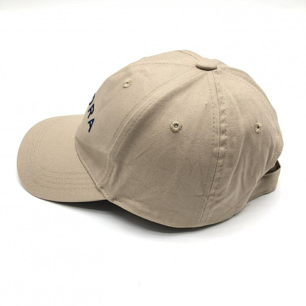 フィドラ キャップ ベージュ×ネイビー ロゴ刺しゅう FREE ゴルフウェア FIDRA
