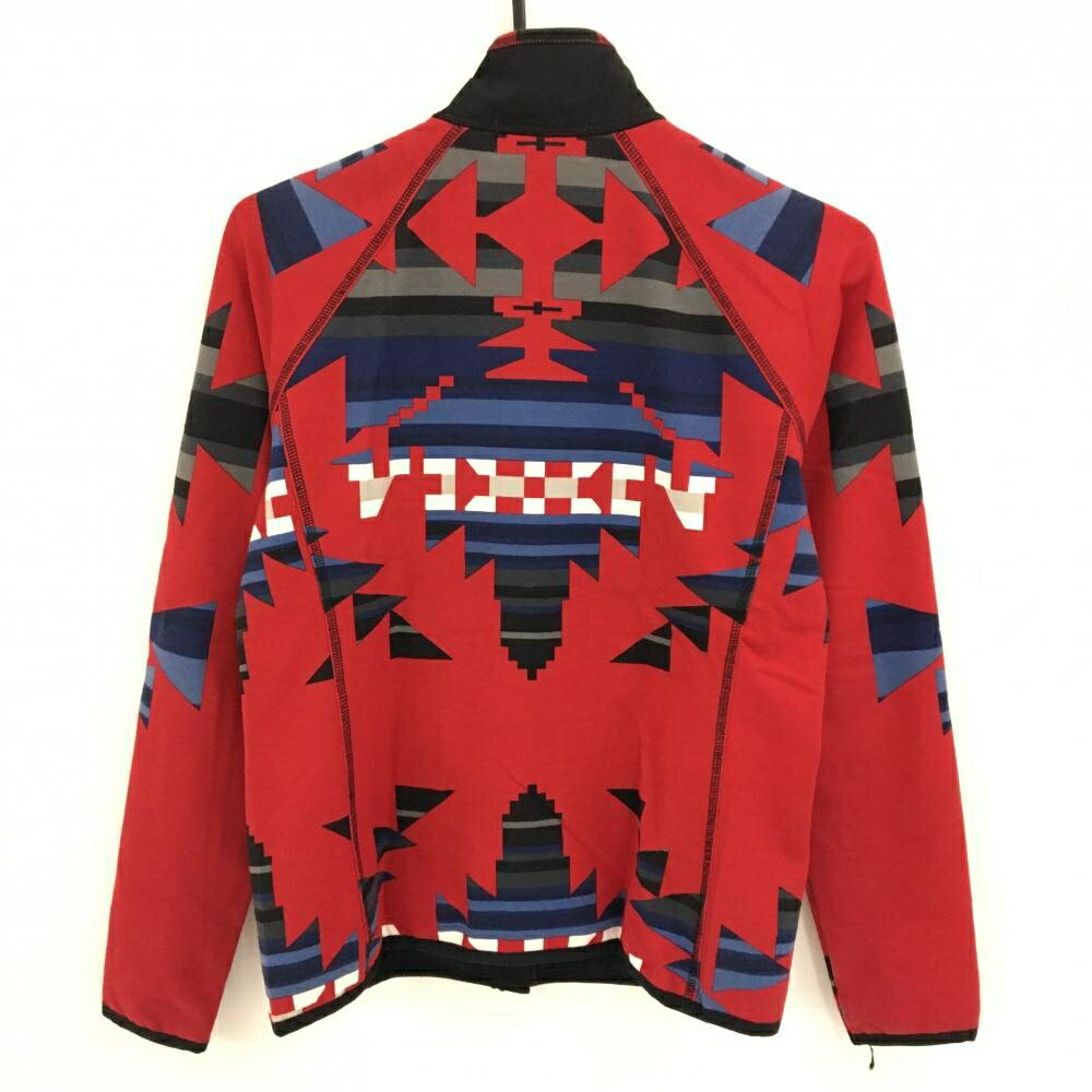 ラルフローレン 切替中綿ジャケット 黒×レッド 前身頃中綿 レディース S ゴルフウェア Ralph Lauren