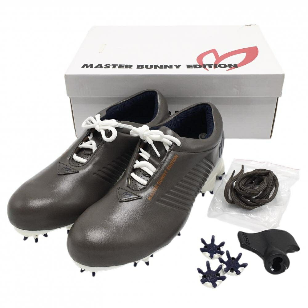 【未使用品】マスターバニー ゴルフシューズ ブラウン 158-992600 替紐付 レディース 23.0 ゴルフウェ..