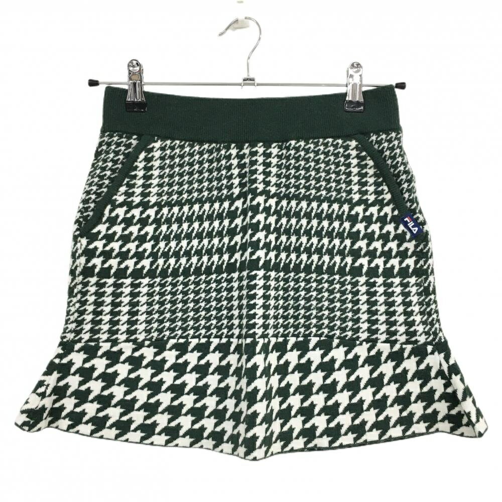 フィラゴルフニットスカートグリーン...