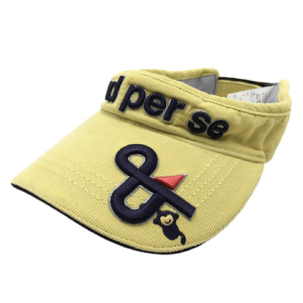 商品説明 ブランド and per se アイテム サンバイザー 表記サイズ F ※海外サイズの場合もございます。必ず実寸サイズをご確認ください。 実寸サイズ 　つば：約7cm ※実寸サイズの採寸方法については、こちらをご覧ください。 ★実寸サイズは平台に平置きして外寸を測定しており、商品によっては若干の誤差が生じます。数cmの誤差は予めご了承くださいませ。 特徴・仕様 付属品 商品ランク B+ コメント 毛羽立ち、つば薄汚れ 商品ランク（ゴルフウェア） N 新品（タグ付き) S 新品未使用品（タグなし） A+ 使用感や汚れ等がない、または目立たない綺麗な中古品 A 使用感や汚れ等が少ない美品や良品 B+ 使用感や中小の汚れ等がある一般的な中古品 B 使用感や大中の汚れ等がある一般的な中古品 C 使用感や大中の汚れ、小さな穴等がある中古品 商品ランク（ゴルフシューズ） N 新品（タグ付き) S 新品未使用品（タグなし） A+ しわや汚れ等がない、または少ない綺麗な中古品 A しわや小さな汚れはあるが、使用感が少ない美品や良品 B+ しわや中小の汚れ、使用感がある一般的な中古品 B しわや大中の汚れ、使用感がある一般的な中古品 C しわや大中の汚れ、使用感がある中古品 D しわや大きな汚れ、使用感がある中古品 &nbsp;★A+～CランクはUSED品となりますので、神経質な方はご入札をお控えください。 &nbsp;★Nランクは新品商品ですが、一部保管時による汚れ等があります。商品説明や写真で必ずご確認ください。　