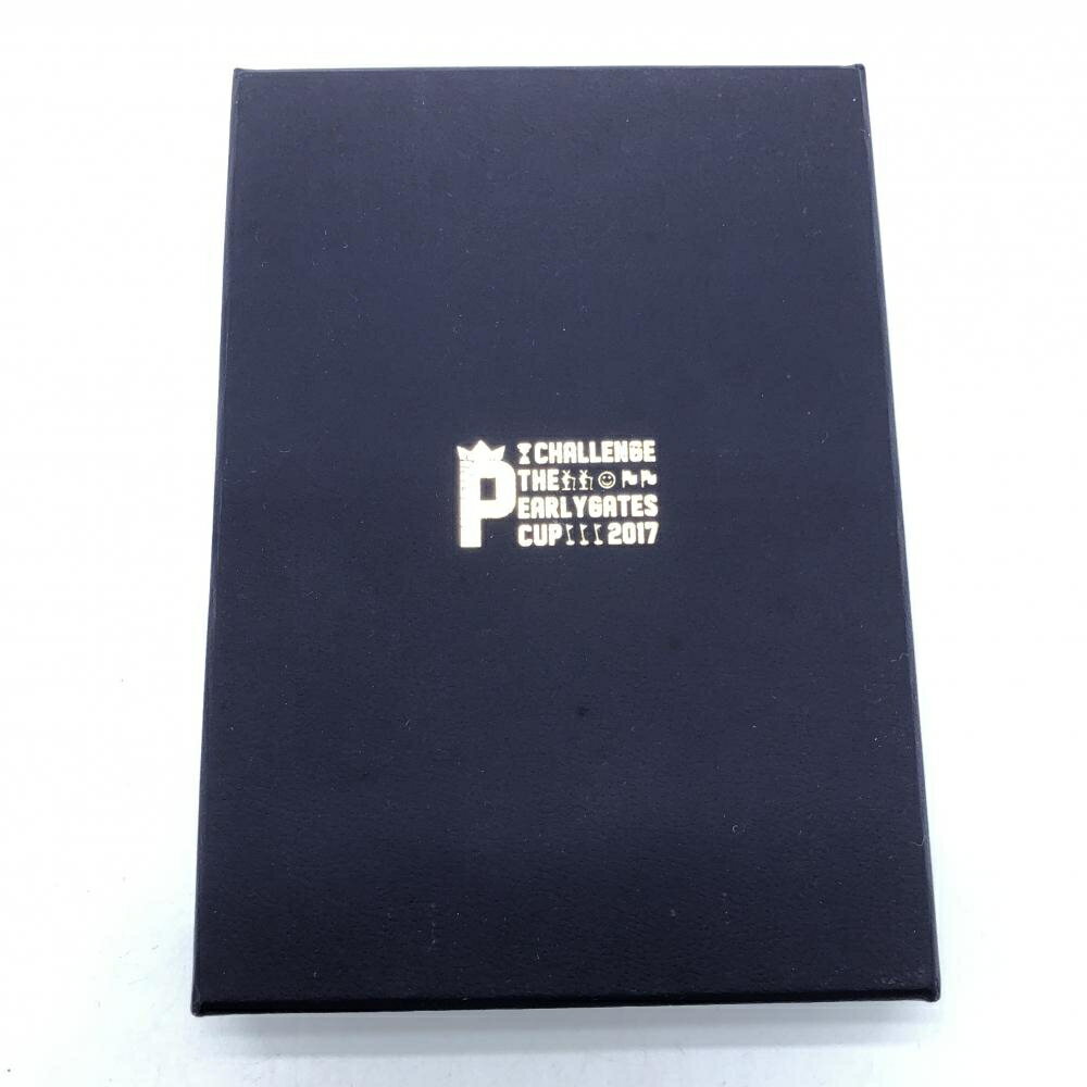 【新品】パーリーゲイツ 3点セット(ネームタグ×マーカー×グリーンフォーク) ゴールド パーリーゲイツカップ 非売品 ゴルフ PEARLY GATES