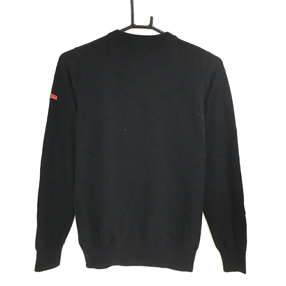 レオナード 楽天市場店の【美品】マスターバニー セーター 黒×レッド カシミヤ混 ニット バイク レディース 0(S) ゴルフウェア MASTER BUNNY EDITION｜アングル2