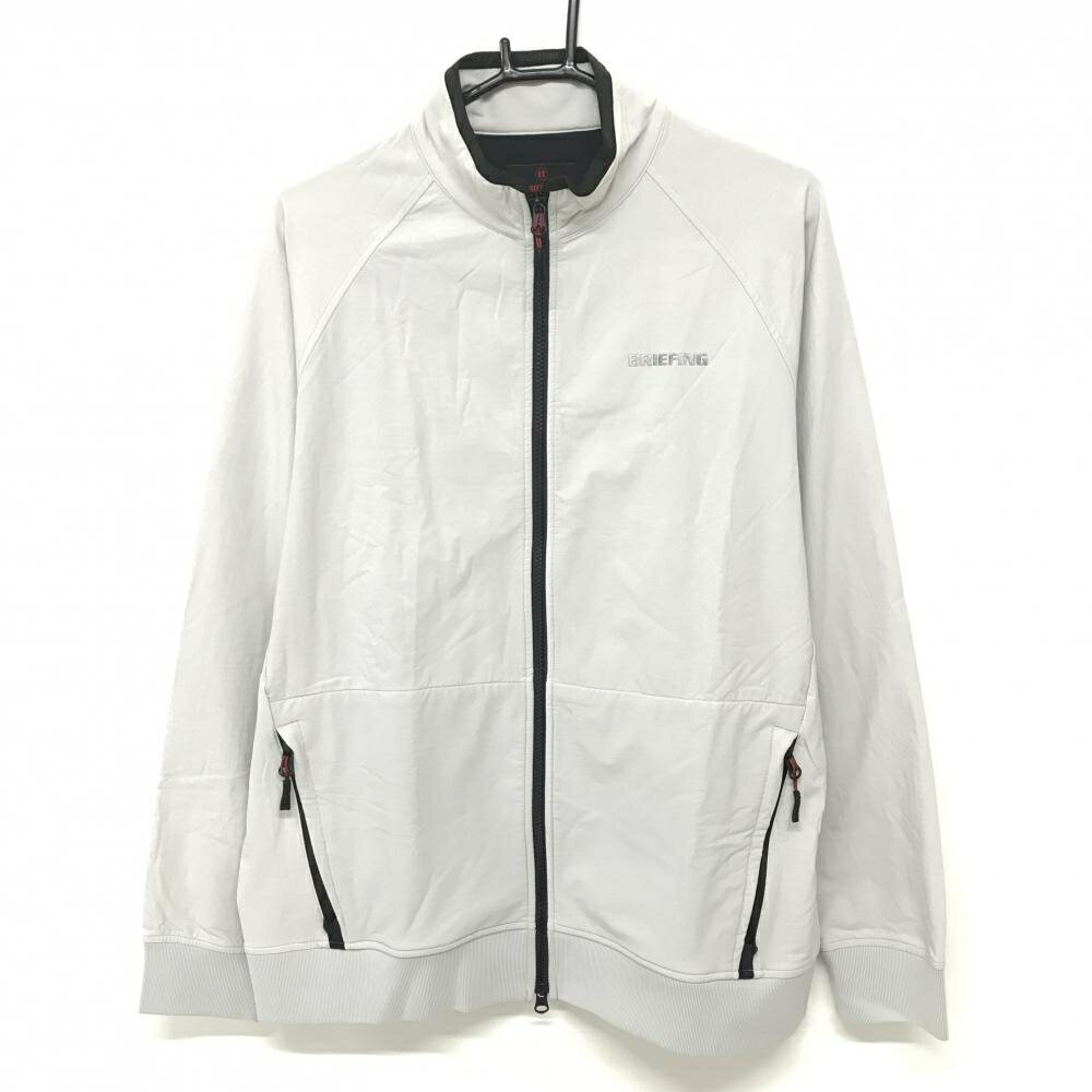 【超美品】ブリーフィング ジャケット ライトグレージュ 裏起毛 メンズ L ゴルフウェア 2024年モデル ...