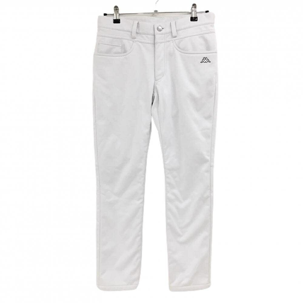 カッパパンツ白裏起毛ロゴ刺しゅうメ...