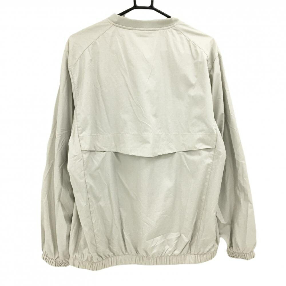 ナイキ スニード ライトグレー 内側ボルドー ロゴ刺しゅう 目メッシュ裏地 Vネック メンズ LGG ゴルフウェア NIKE