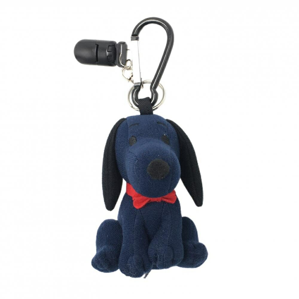 【未使用品】パーリーゲイツ×PEANUTS キーホルダー ネイビー スヌーピー パターキャッチャーゴルフ PEARLY GATES