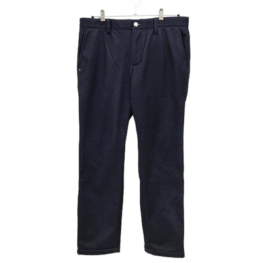 Men'S Wear - 【美品】キャロウェイ パンツ ネイビー×黒 総柄 裏起毛 メンズ L ゴルフウェア Callaway