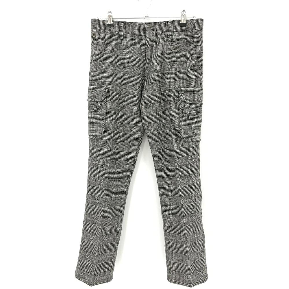 Men'S Wear - マークアンドロナ パンツ 黒×グレー グレンチェック ウール混 メンズ S ゴルフウェア MARK＆LONA