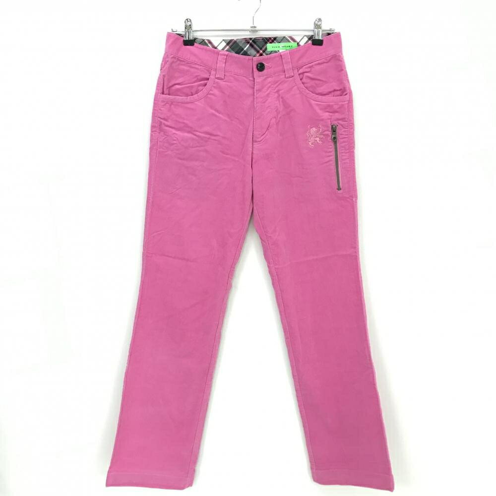 ビバハートコーデュロイパンツピンク...