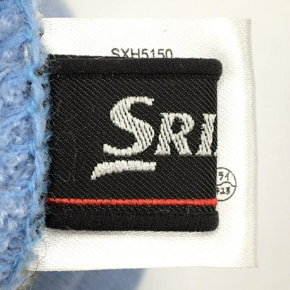 【25%OFFクーポン配布中！9/14まで】【超美品】スリクソン ニット帽 ライトブルー×...