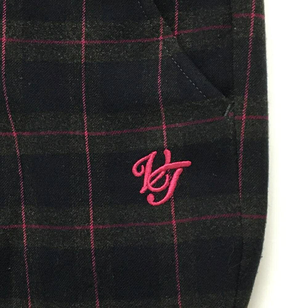 【25%OFFクーポン配布中！9/14まで】【美品】23区スポーツ パンツ ダークグレー×黒×ピンク チェック 微起毛 一部裏地付き レディース 61(S) ゴルフウェア 23区 reonard-10179001 レオナード 楽天市場店 サンプル画像3