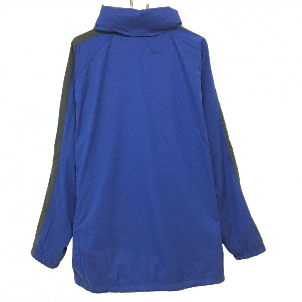 【超美品】デサント ジャケット ネイビー フード収納可 メッシュ裏地付 メンズ 3L ゴルフウェア 大きいサイズ DESCENTE