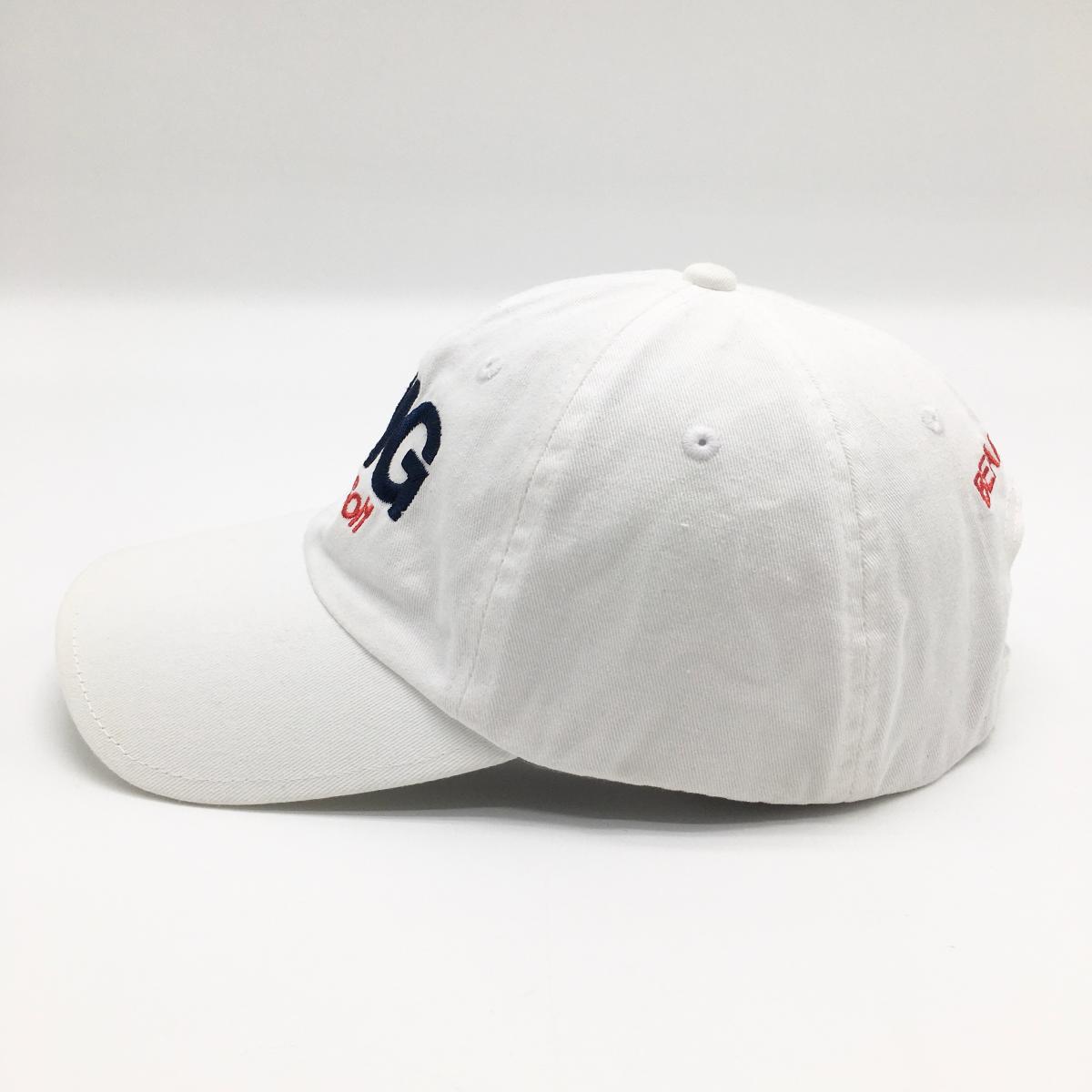 ビームスゴルフ キャップ 白 ロゴ刺しゅう ゴルフウェア BEAMS GOLF