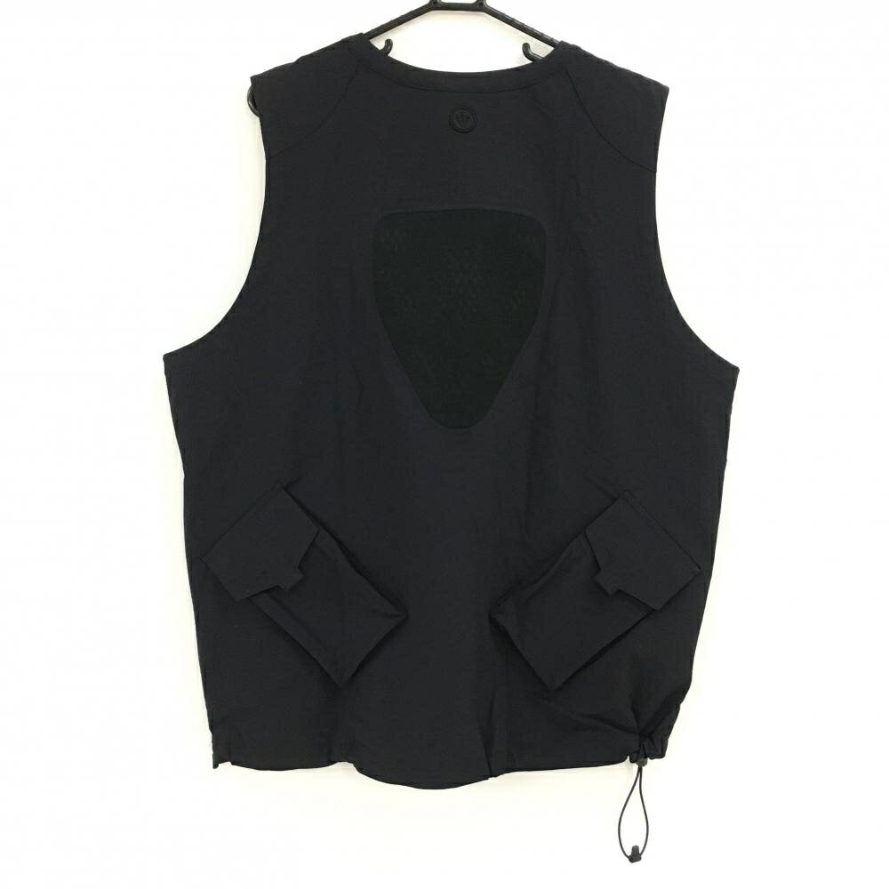 【美品】ナイキ×NOCTA アウターベスト 黒 Vネック 複数ポケット メンズ XL ゴルフウェア NIKE