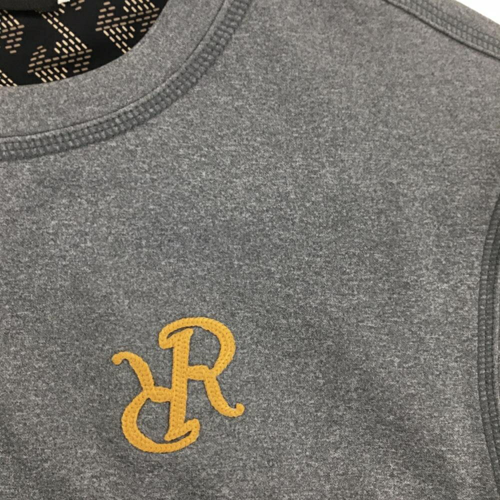 【新品】レザレクション トレーナー グレー 薄手 ロゴ刺しゅう メンズ M ゴルフウェア Resurrection