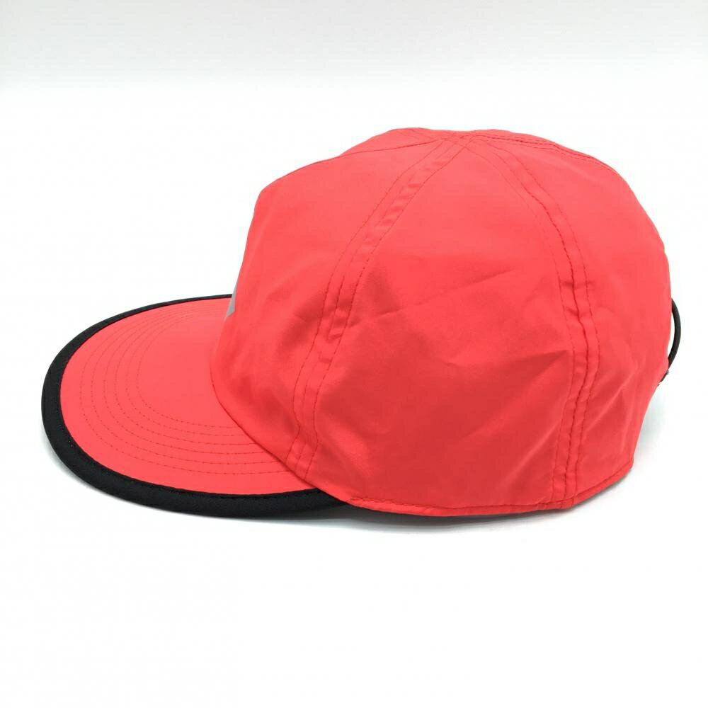 プーマ×PERKS AND MINI リバーシブルフラットキャップ レッド 裏グレー ドローコード ゴルフウェア PUMA