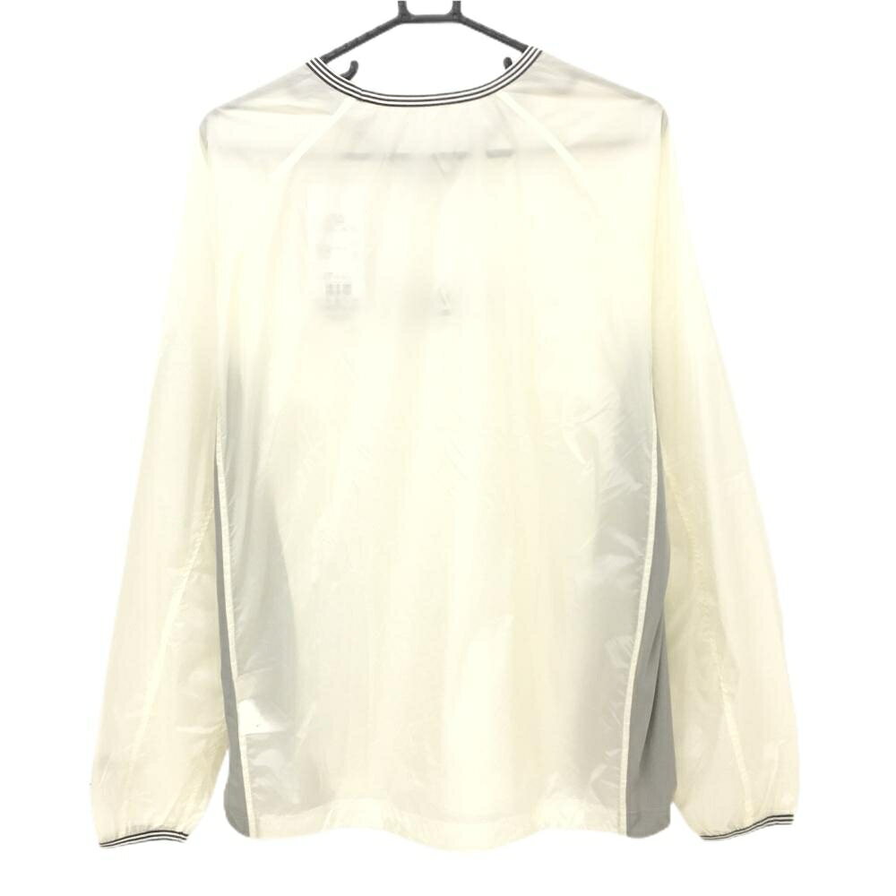 【新品】アダバット ブルゾン アイボリー 薄手 撥水 35周年記念モデル ナイロン100% メンズ 48(L) ゴルフウェア adabat