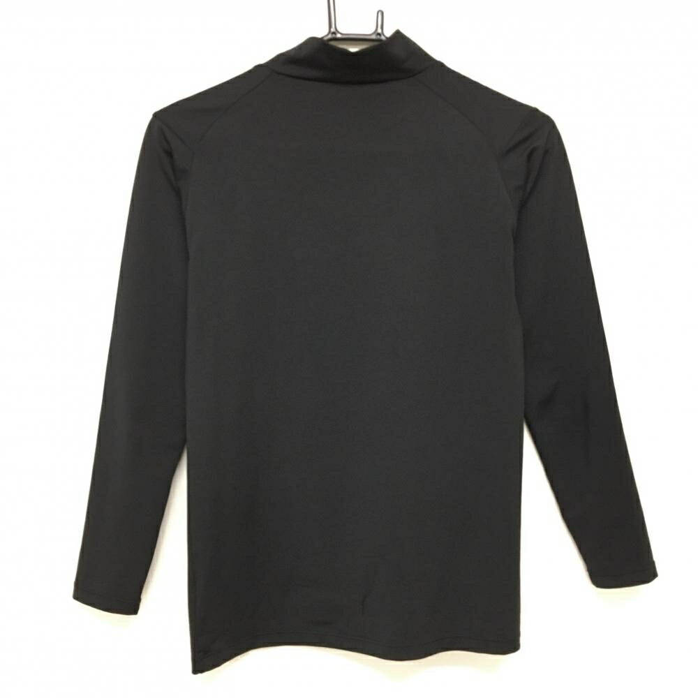 【美品】クランク ハイネックインナーシャツ 黒 ストレッチ レディース M ゴルフウェア CLUNK
