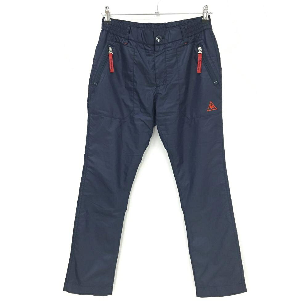 商品説明 ブランド le coq sportif アイテム パンツ 表記サイズ 9 ※海外サイズの場合もございます。必ず実寸サイズをご確認ください。 実寸サイズ 　ウエスト：約36.5cm　股上：約24cm　股下：約71.5cm　もも幅：約27cm　裾幅：約17.5cm ※実寸サイズの採寸方法については、こちらをご覧ください。 ★実寸サイズは平台に平置きして外寸を測定しており、商品によっては若干の誤差が生じます。数cmの誤差は予めご了承くださいませ。 特徴・仕様 適応時期 春 ・ 秋 商品ランク B+ コメント 裾擦れ小 フロントボタンはがれ 商品ランク（ゴルフウェア） N 新品（タグ付き) S 新品未使用品（タグなし） A+ 使用感や汚れ等がない、または目立たない綺麗な中古品 A 使用感や汚れ等が少ない美品や良品 B+ 使用感や中小の汚れ等がある一般的な中古品 B 使用感や大中の汚れ等がある一般的な中古品 C 使用感や大中の汚れ、小さな穴等がある中古品 商品ランク（ゴルフシューズ） N 新品（タグ付き) S 新品未使用品（タグなし） A+ しわや汚れ等がない、または少ない綺麗な中古品 A しわや小さな汚れはあるが、使用感が少ない美品や良品 B+ しわや中小の汚れ、使用感がある一般的な中古品 B しわや大中の汚れ、使用感がある一般的な中古品 C しわや大中の汚れ、使用感がある中古品 D しわや大きな汚れ、使用感がある中古品 &nbsp;★A+～CランクはUSED品となりますので、神経質な方はご入札をお控えください。 &nbsp;★Nランクは新品商品ですが、一部保管時による汚れ等があります。商品説明や写真で必ずご確認ください。　