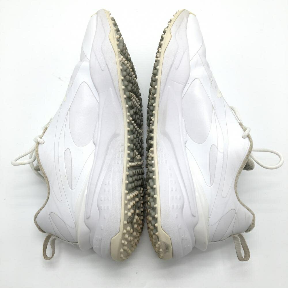 【美品】プーマ ゴルフシューズ 白 GSファスト 376584-02 スパイクレス レディース 24.5 ゴルフウェア PUMA