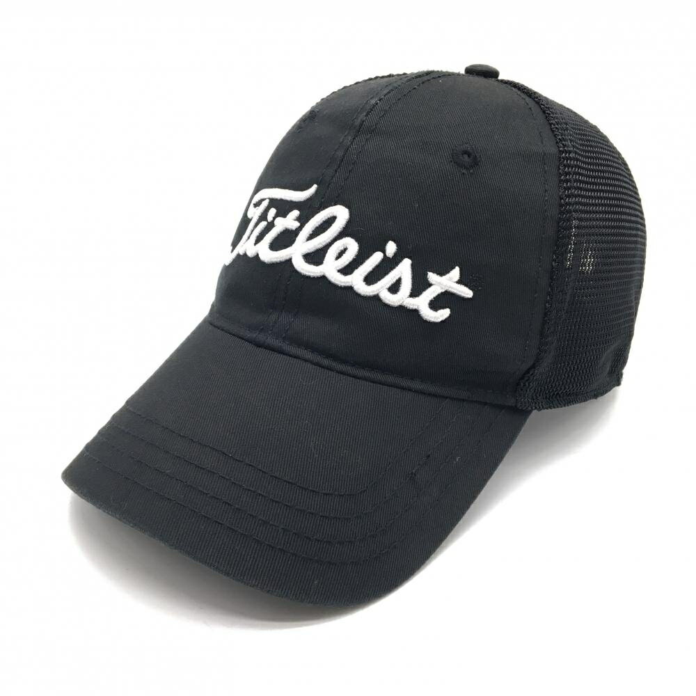タイトリスト タイトリスト メッシュキャップ 黒×白 ゴルフウェア TITLEIST