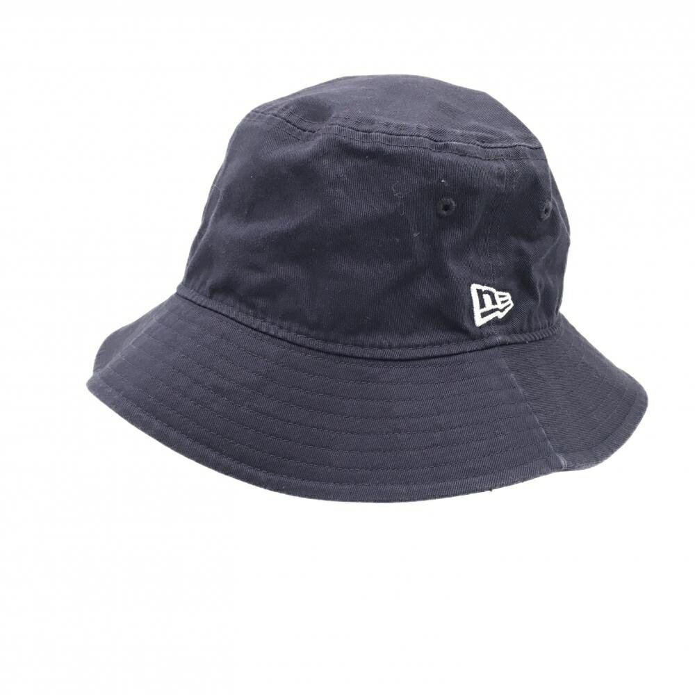 ニューエラ ハット ネイビー ロゴ刺しゅう白 MEDIUM/LARGE ゴルフウェア New Era