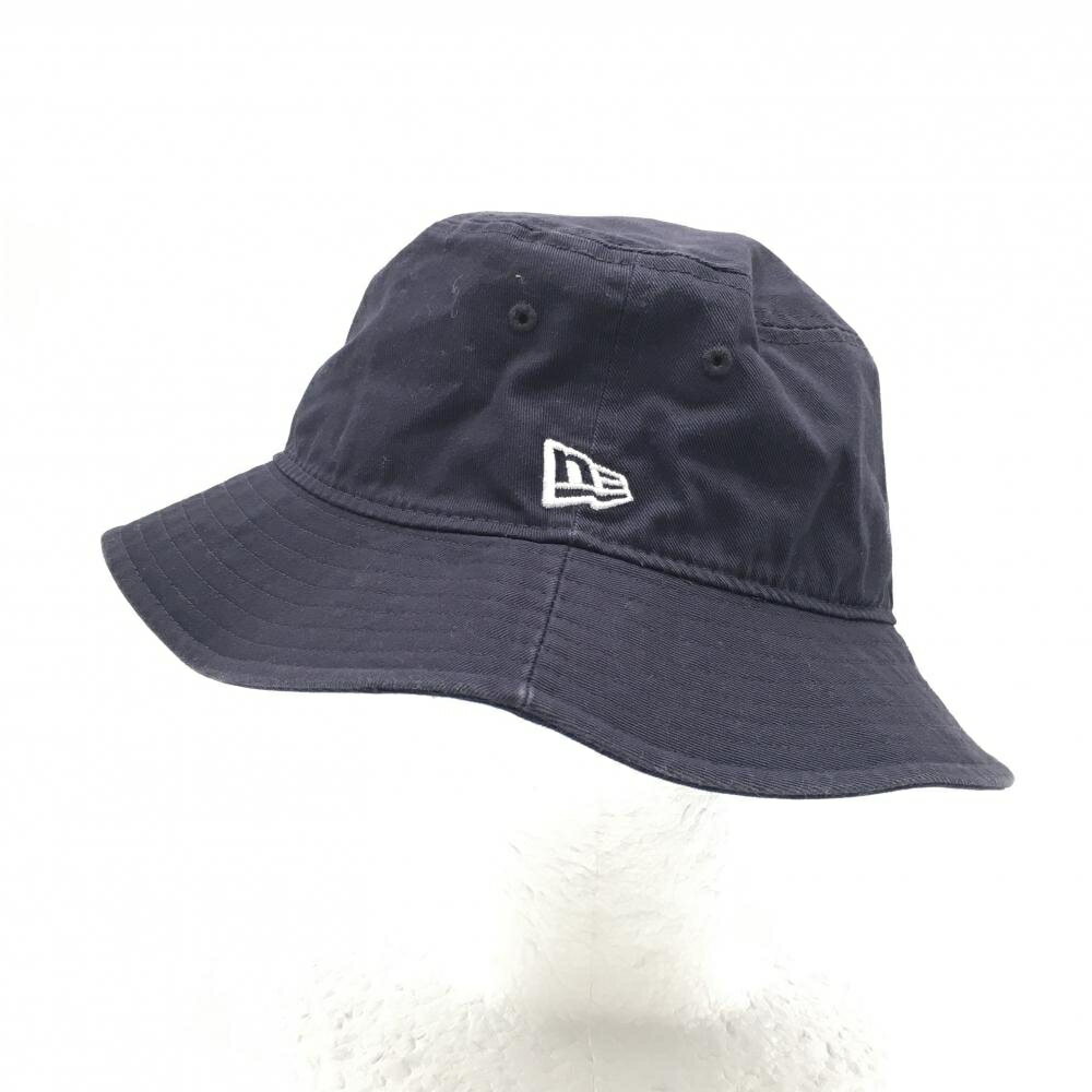 ニューエラ ハット ネイビー ロゴ刺しゅう白 MEDIUM/LARGE ゴルフウェア New Era