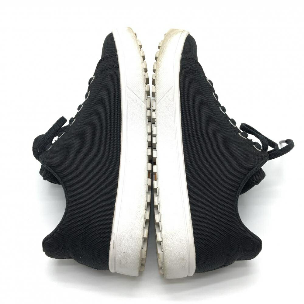 【美品】ラウドマウス ゴルフシューズ 黒×白 LM-GS0002 スパイクレス レディース 23.0 ゴルフウェア LOUDMOUTH