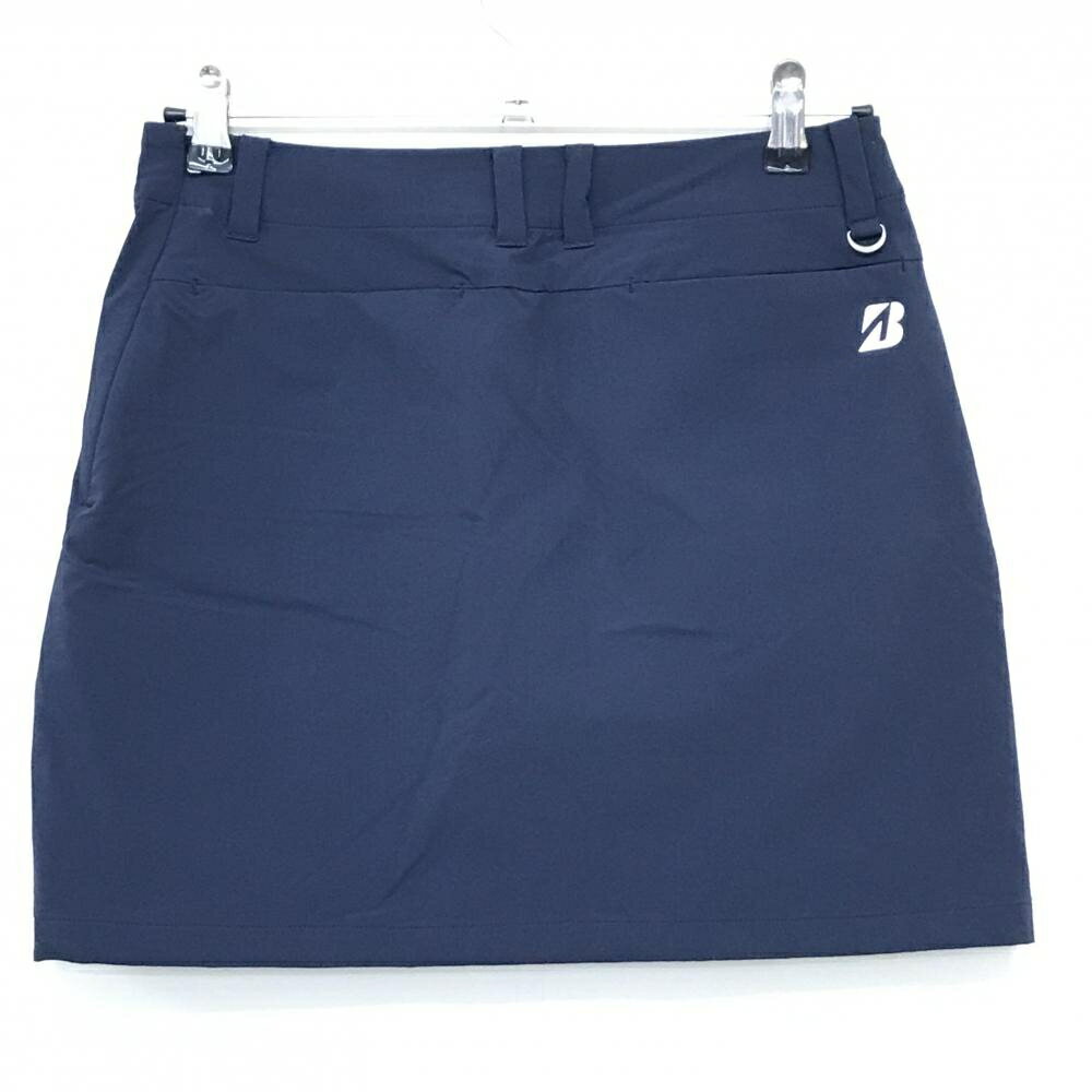 【美品】ブリヂストン スカート ダークネイビー ULTICORE サイドプリント レディース M ゴルフウェア Bridgestone