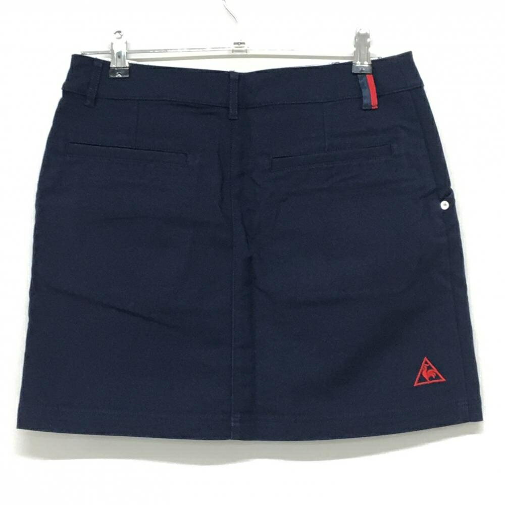 ルコックゴルフ スカート ネイビー ロゴ刺しゅう ウエスト内側ロゴ レディース 11 ゴルフウェア le coq sportif
