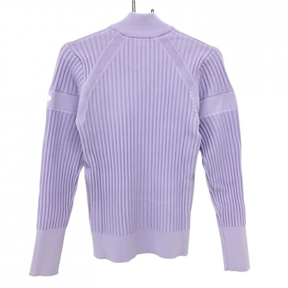 【新品】ブリヂストン ニットジャケット パープル 袖ロゴ 撥水 ULTICORE レディース M ゴルフウェア Bridgestone