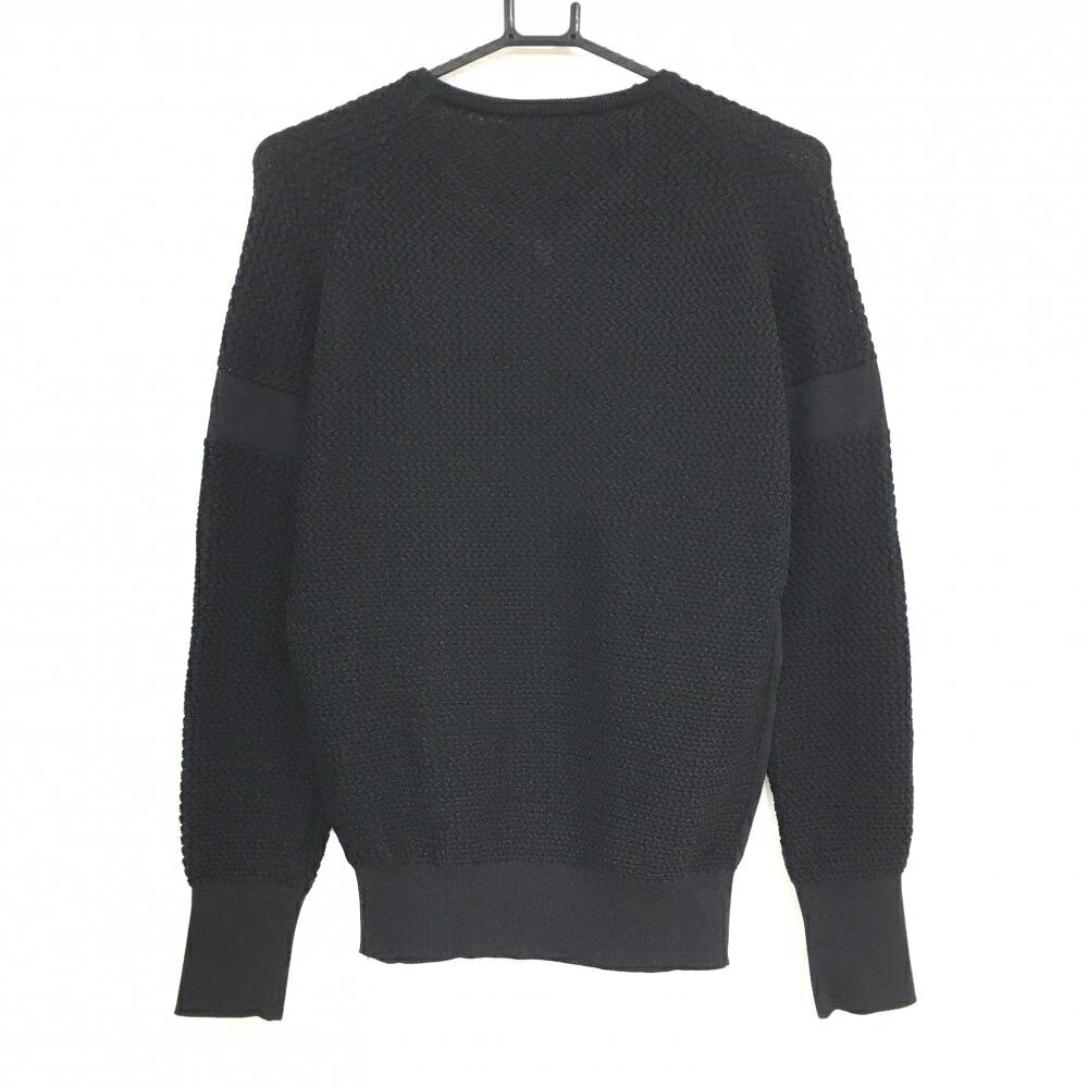 【新品】ブリヂストン セーター 黒 サイドプリント ULTICORE ニット レディース M ゴルフウェア Bridgestone