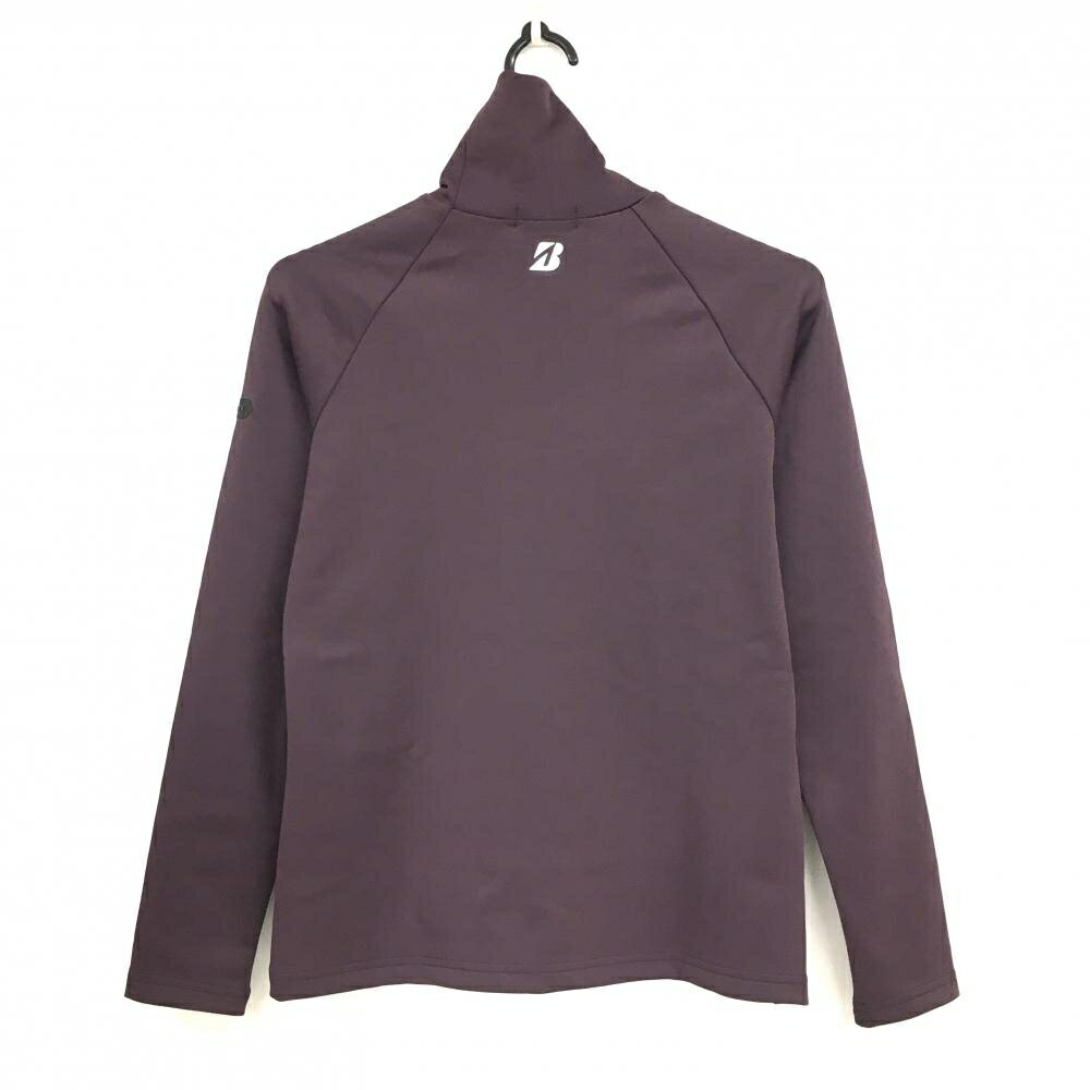 【新品】ブリヂストン 長袖ハイネックシャツ ボルドー 裏起毛 ULTICORE ストレッチ レディース M ゴルフウェア Bridgestone