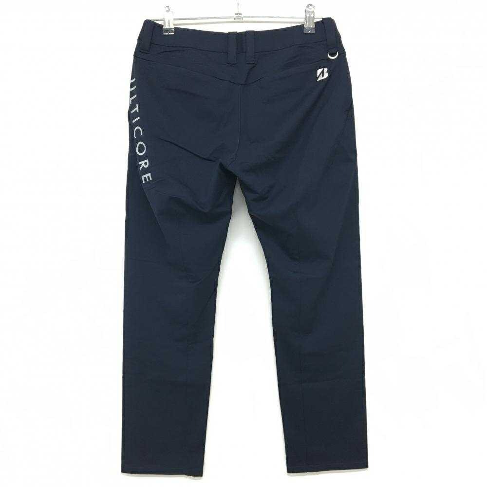 【新品】ブリヂストン パンツ ネイビー ULTICORE サイドプリント レディース M ゴルフウェア Bridgestone