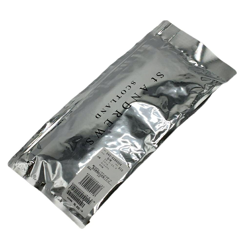 【新品】セントアンドリュース ニーハイソックス 黒×ゴールド 抗菌防臭加工 レディース S/M 22.5-25.0 ゴルフウェア St ANDREWS