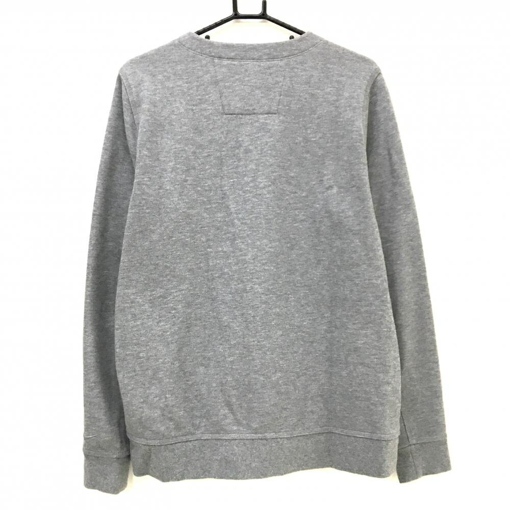 【超美品】ナイキ カーディガン グレー 裏起毛 DRI-FIT メンズ L ゴルフウェア NIKE