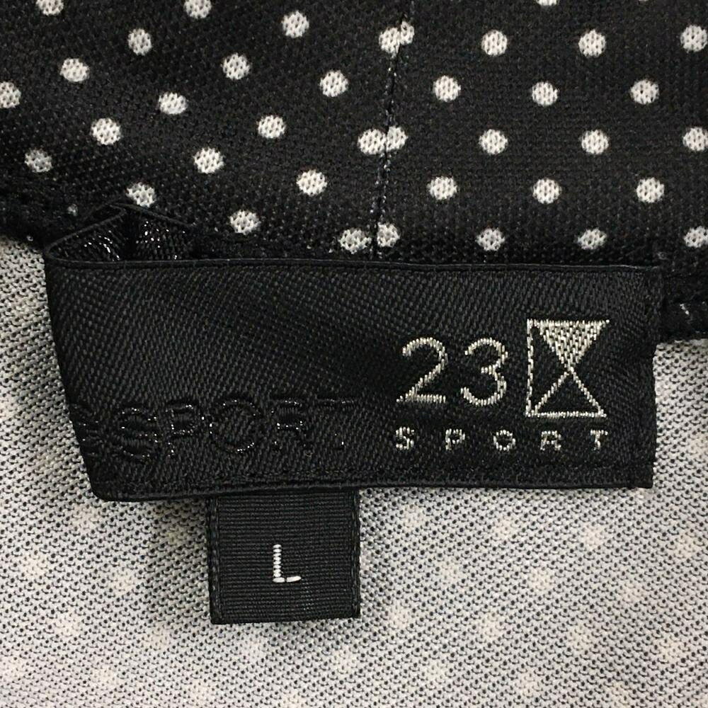 【超美品】23区スポーツ ハイネックインナーシャツ 黒×白 ドット柄 レディース L ゴルフウェア 23区 reonard-10181457 レオナード 楽天市場店 サンプル画像3