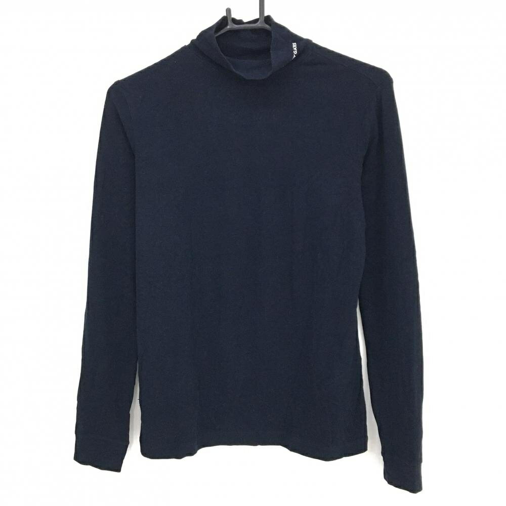 PEARLY GATES - 【美品】パーリーゲイツ 長袖ハイネックシャツ ダークネイビー 微起毛素材 レディース 1(M) ゴルフウェア PEARLY GATES