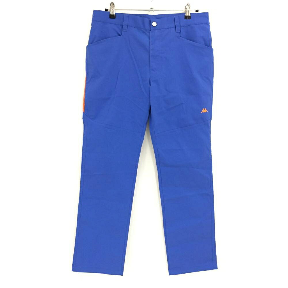 Kappa - 【超美品】カッパ パンツ ブルー×オレンジ サイドジップポケット メンズ XL ゴルフウェア Kappa