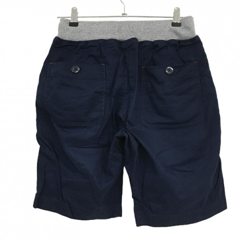 【美品】チャンピオン ハーフパンツ ネイビー×グレー ウエストゴム レディース MEDIUM ゴルフウェア Champion