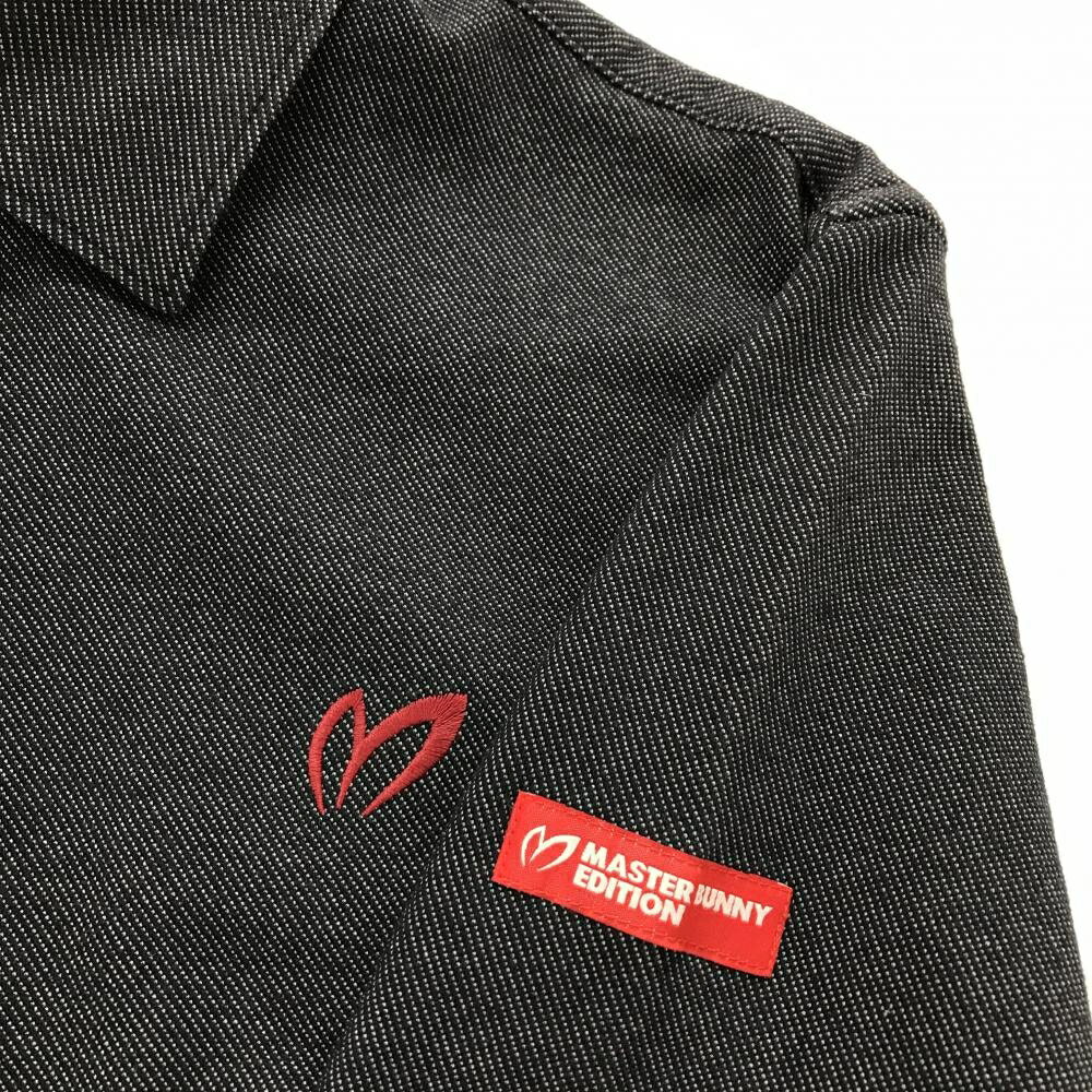マスターバニー 長袖シャツ ダークネイビー ロゴ刺しゅう メンズ 4(M) ゴルフウェア MASTER BUNNY EDITION