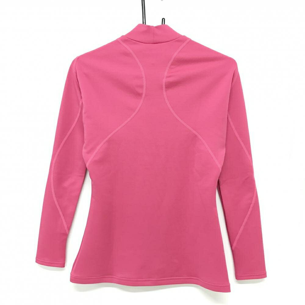 【美品】ミズノ ハイネックインナーシャツ ピンク レディース L ゴルフウェア MIZUNO